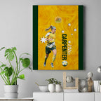 australia-soccer-canvas-wall-art-ellie-carpenter-matildas-gold-version