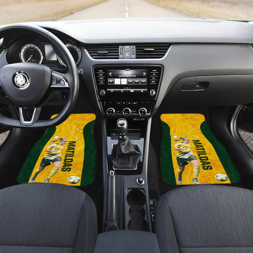 australia-soccer-car-mats-ellie-carpenter-matildas-gold-version