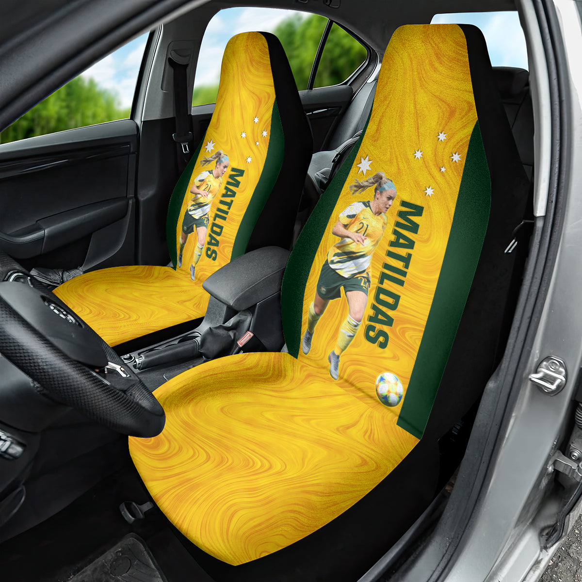 australia-soccer-car-seat-cover-ellie-carpenter-matildas-gold-version