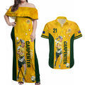 australia-soccer-couples-matching-off-shoulder-maxi-dress-and-hawaiian-shirt-ellie-carpenter-matildas-gold-version