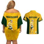 australia-soccer-couples-matching-off-shoulder-short-dress-and-hawaiian-shirt-ellie-carpenter-matildas-gold-version