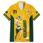 australia-soccer-family-matching-mermaid-dress-and-hawaiian-shirt-ellie-carpenter-matildas-gold-version