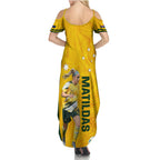 australia-soccer-family-matching-summer-maxi-dress-and-hawaiian-shirt-ellie-carpenter-matildas-gold-version
