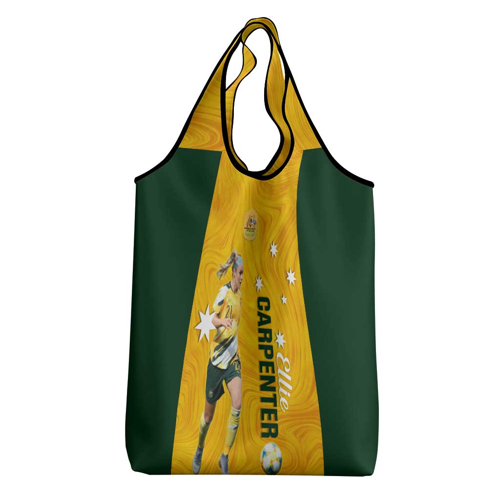 Australia Soccer Grocery Bag Ellie Carpenter Matildas Gold Version