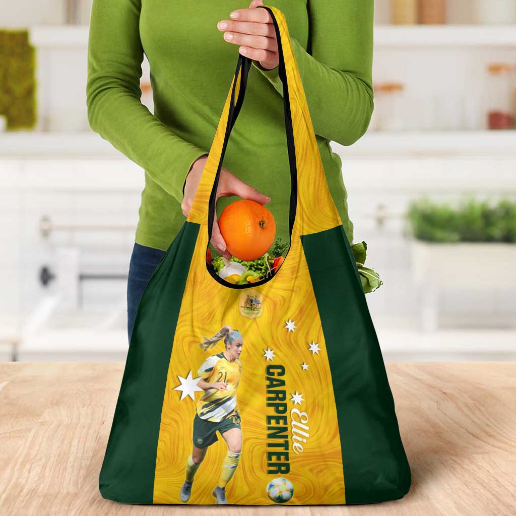Australia Soccer Grocery Bag Ellie Carpenter Matildas Gold Version