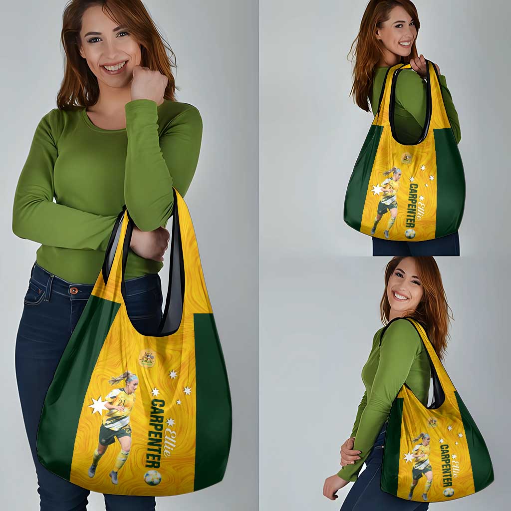 Australia Soccer Grocery Bag Ellie Carpenter Matildas Gold Version