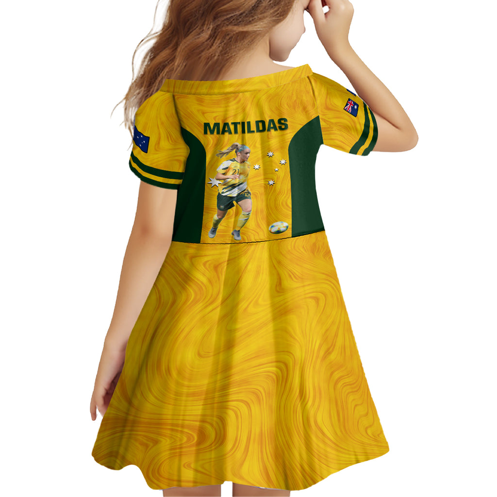 australia-soccer-kid-short-sleeve-dress-ellie-carpenter-matildas-gold-version