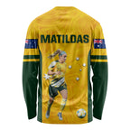 australia-soccer-long-sleeve-shirt-ellie-carpenter-matildas-gold-version