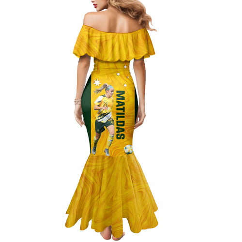 australia-soccer-mermaid-dress-ellie-carpenter-matildas-gold-version