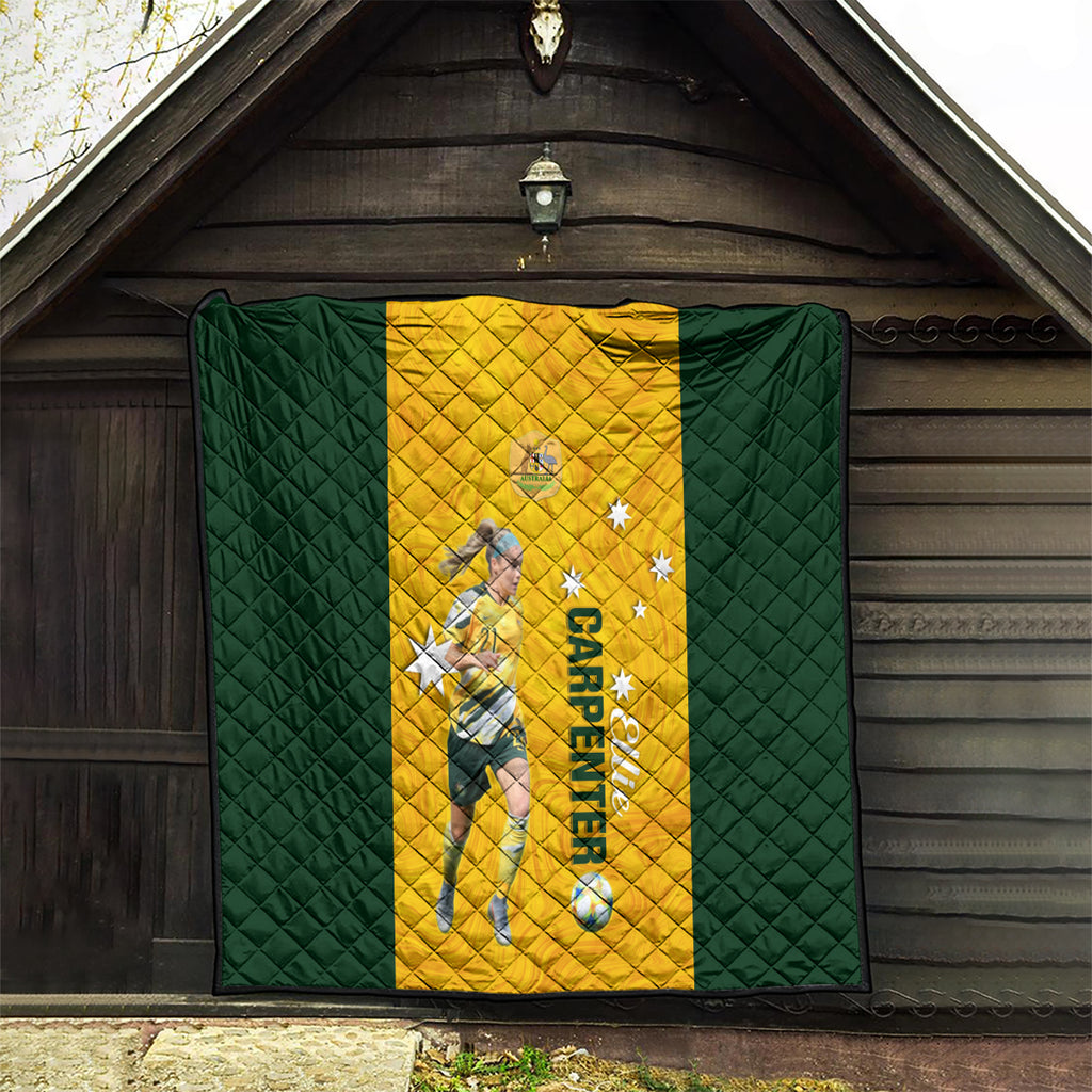 australia-soccer-quilt-ellie-carpenter-matildas-gold-version