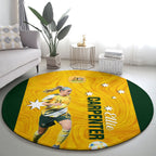 australia-soccer-round-carpet-ellie-carpenter-matildas-gold-version