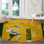 australia-soccer-round-carpet-ellie-carpenter-matildas-gold-version