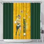 australia-soccer-shower-curtain-ellie-carpenter-matildas-gold-version