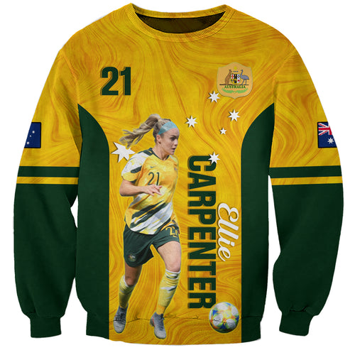 australia-soccer-sweatshirt-ellie-carpenter-matildas-gold-version