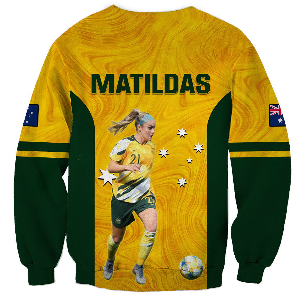 australia-soccer-sweatshirt-ellie-carpenter-matildas-gold-version