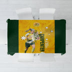 australia-soccer-tablecloth-ellie-carpenter-matildas-gold-version