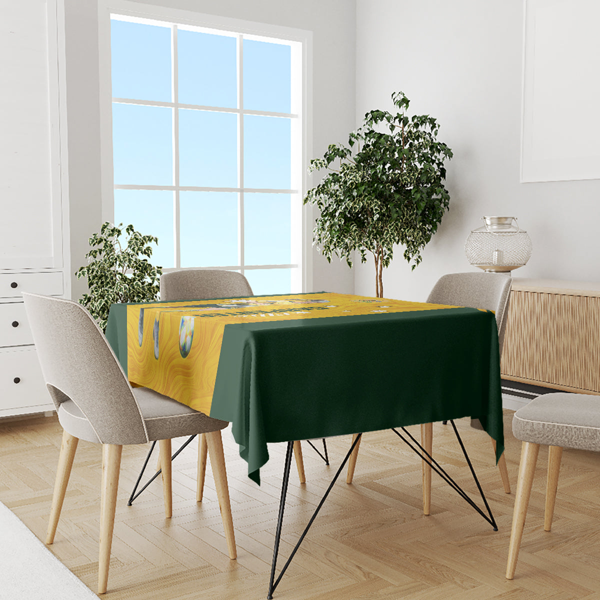 australia-soccer-tablecloth-ellie-carpenter-matildas-gold-version