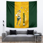 australia-soccer-tapestry-ellie-carpenter-matildas-gold-version
