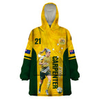 australia-soccer-wearable-blanket-hoodie-ellie-carpenter-matildas-gold-version