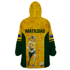 australia-soccer-wearable-blanket-hoodie-ellie-carpenter-matildas-gold-version