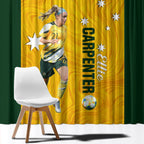 australia-soccer-window-curtain-ellie-carpenter-matildas-gold-version