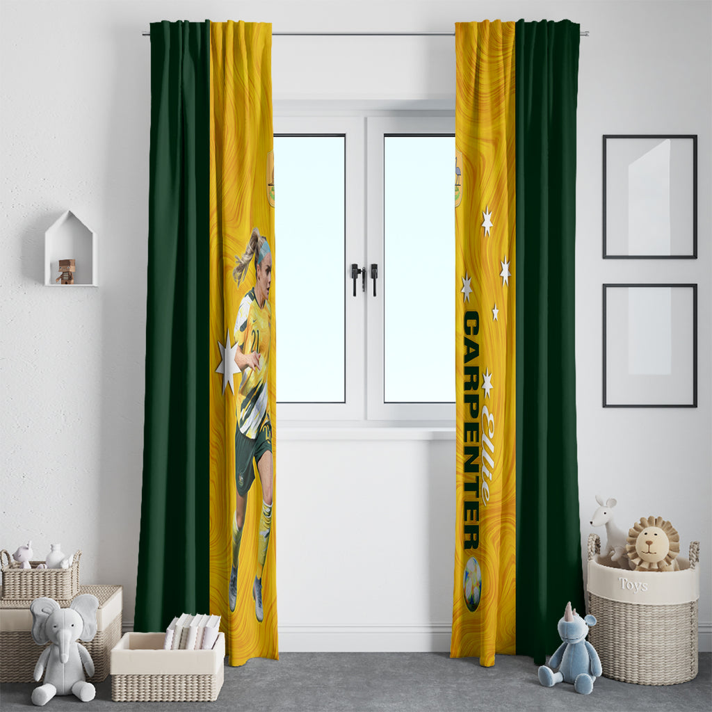 australia-soccer-window-curtain-ellie-carpenter-matildas-gold-version
