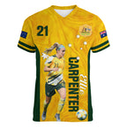 australia-soccer-women-v-neck-t-shirt-ellie-carpenter-matildas-gold-version