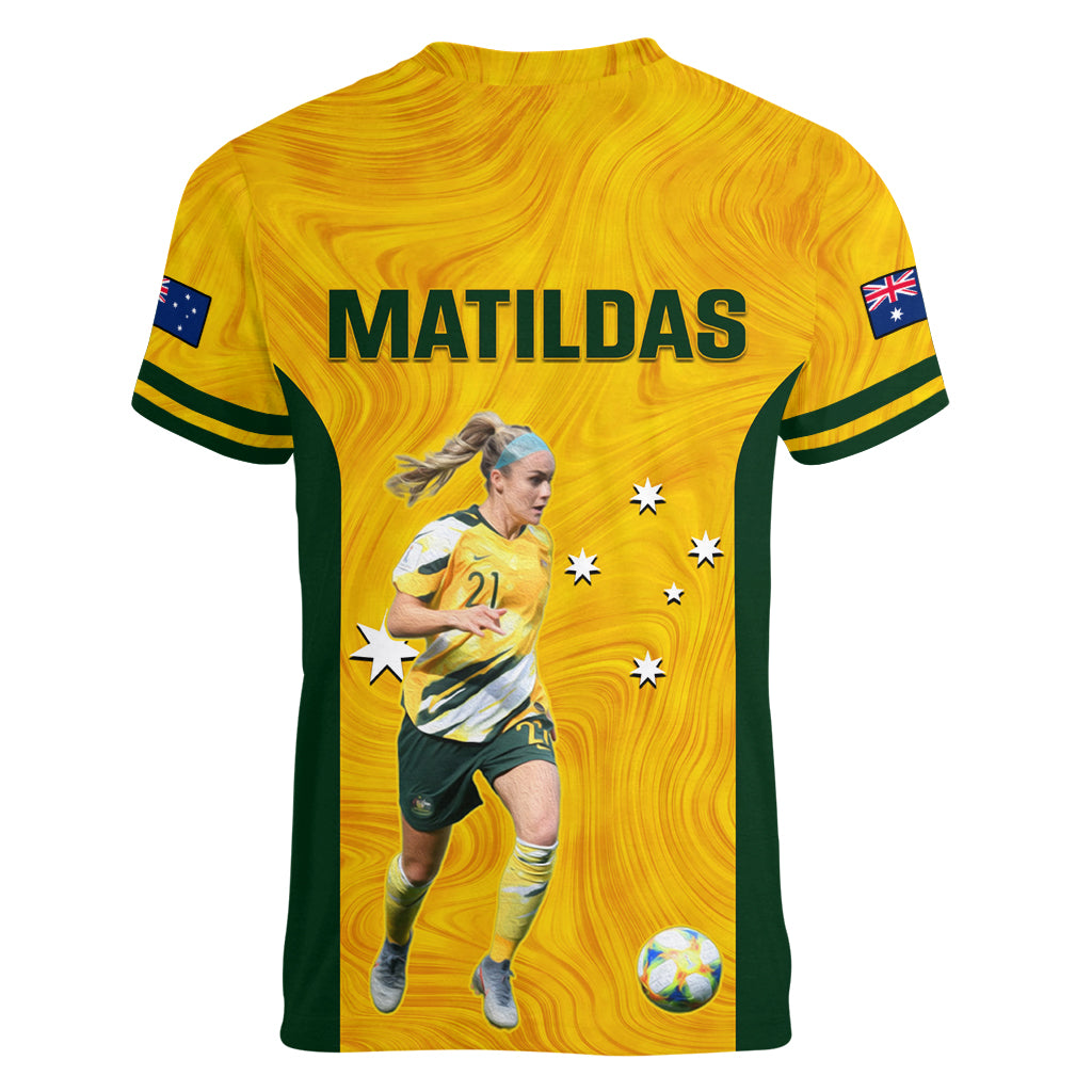 australia-soccer-women-v-neck-t-shirt-ellie-carpenter-matildas-gold-version