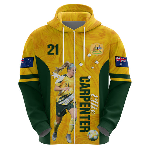 australia-soccer-zip-hoodie-ellie-carpenter-matildas-gold-version
