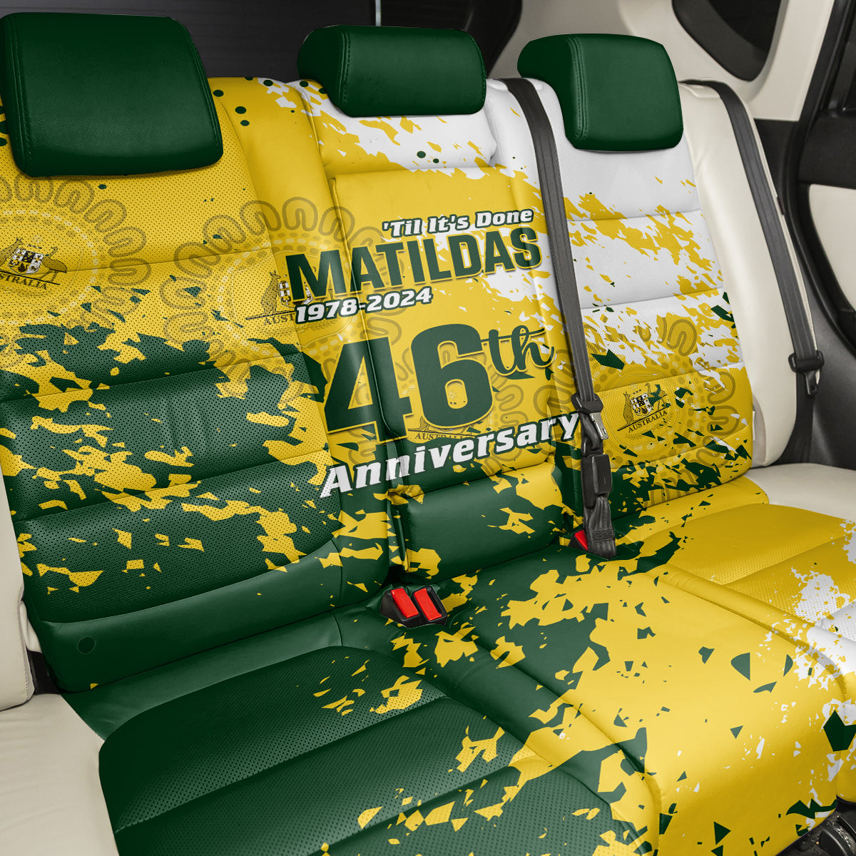 australia-soccer-back-car-seat-cover-til-its-done-matildas-2024-happy-46th-anniversary