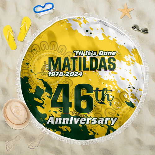 australia-soccer-beach-blanket-til-its-done-matildas-2024-happy-46th-anniversary