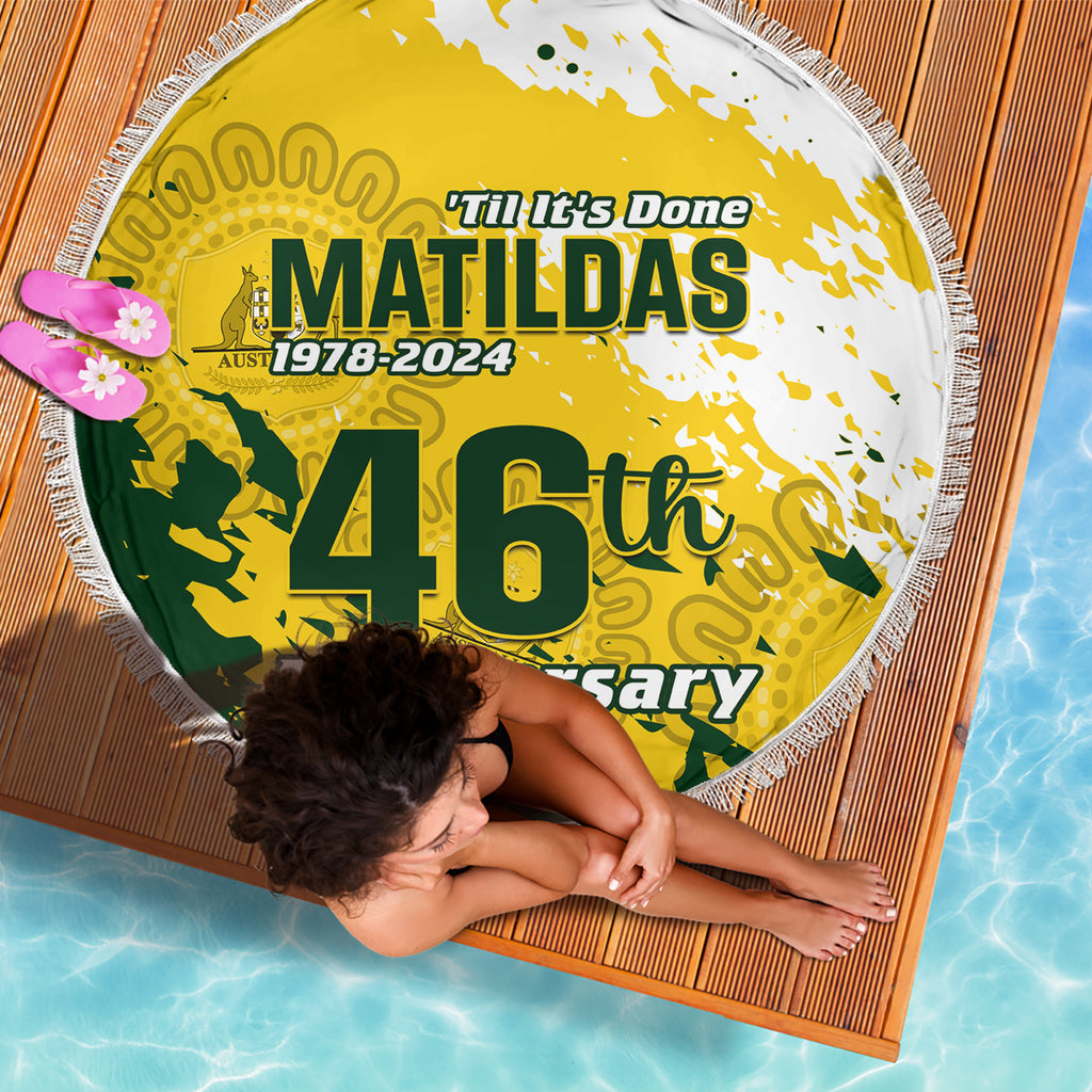 australia-soccer-beach-blanket-til-its-done-matildas-2024-happy-46th-anniversary