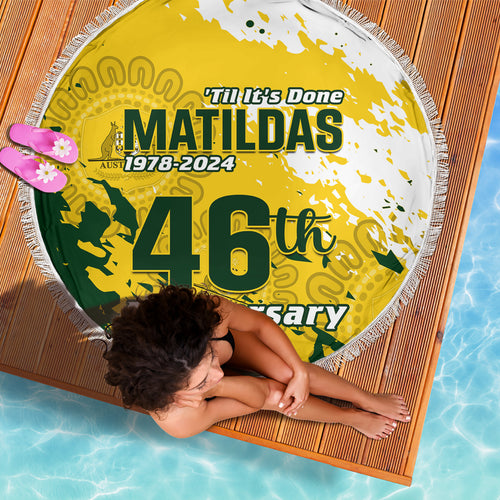 australia-soccer-beach-blanket-til-its-done-matildas-2024-happy-46th-anniversary