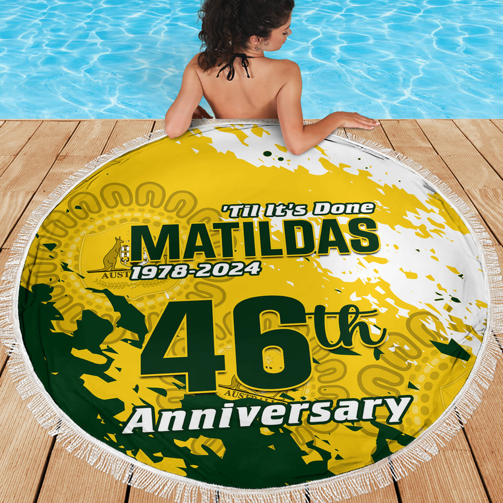 australia-soccer-beach-blanket-til-its-done-matildas-2024-happy-46th-anniversary