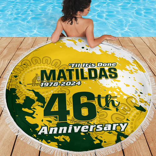 australia-soccer-beach-blanket-til-its-done-matildas-2024-happy-46th-anniversary
