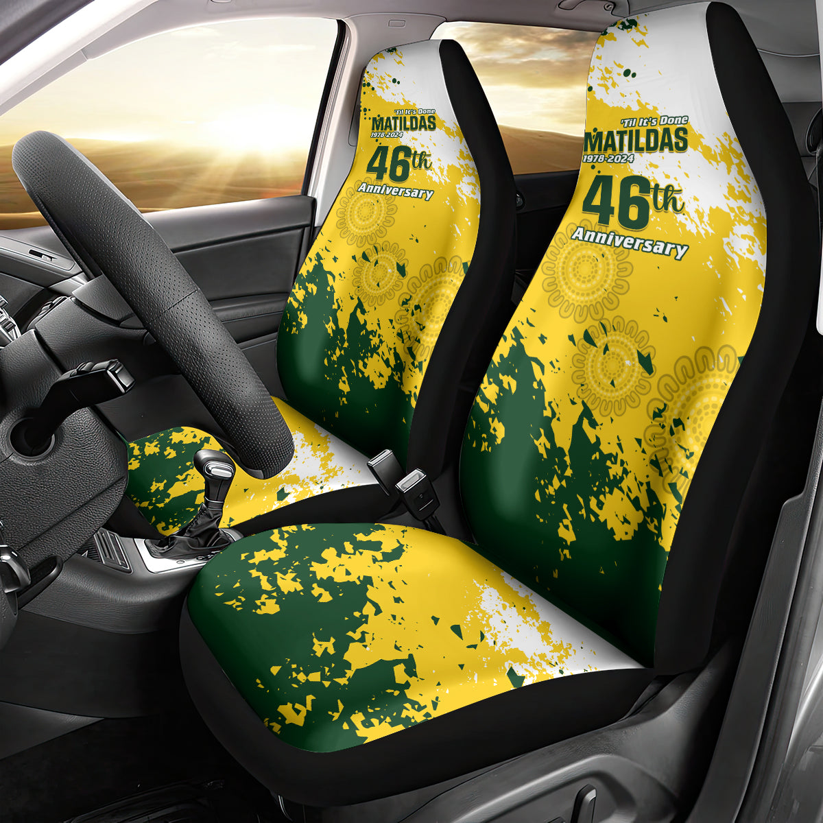 australia-soccer-car-seat-cover-til-its-done-matildas-2024-happy-46th-anniversary