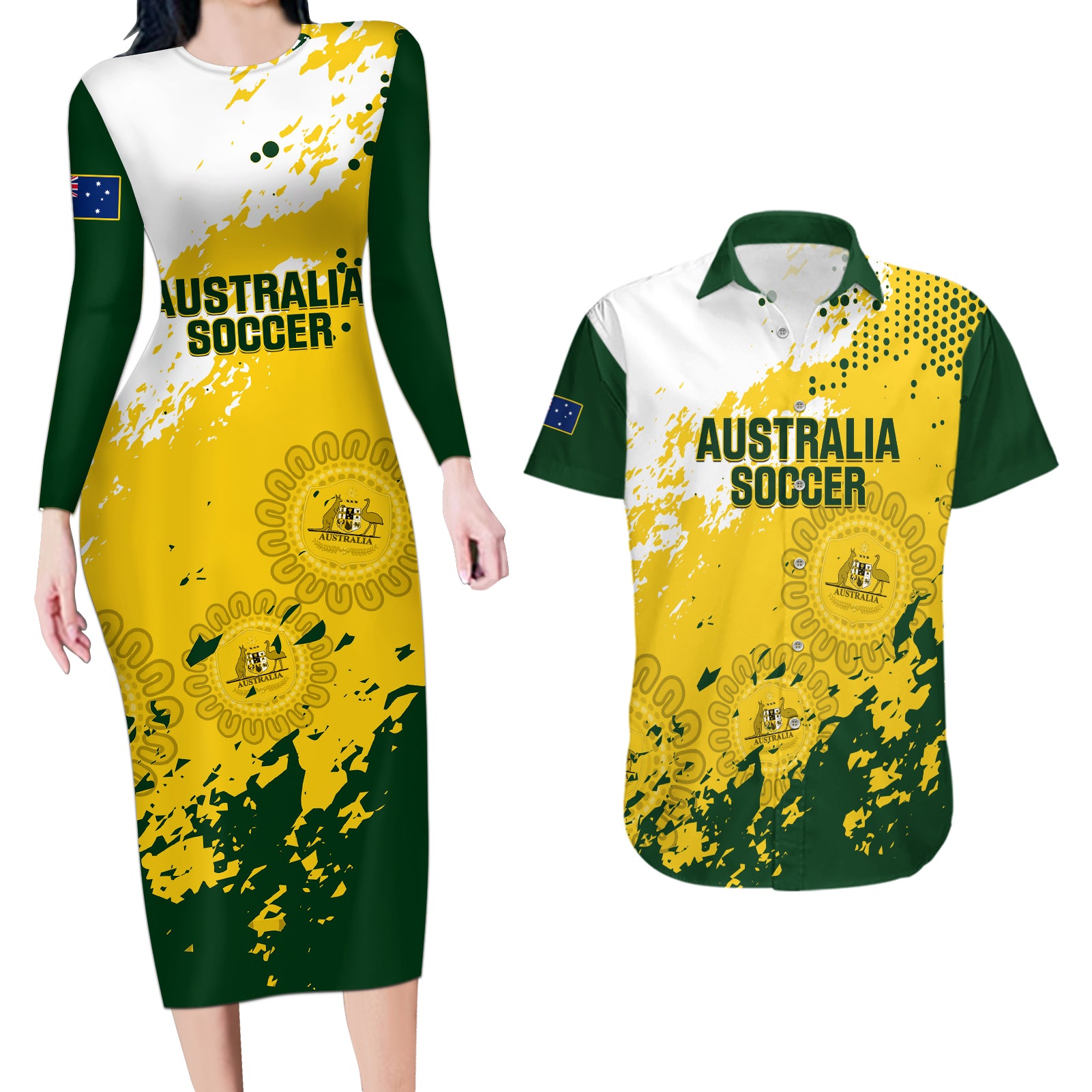 australia-soccer-couples-matching-long-sleeve-bodycon-dress-and-hawaiian-shirt-til-its-done-matildas-2024-happy-46th-anniversary