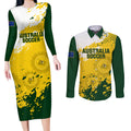 australia-soccer-couples-matching-long-sleeve-bodycon-dress-and-long-sleeve-button-shirt-til-its-done-matildas-2024-happy-46th-anniversary