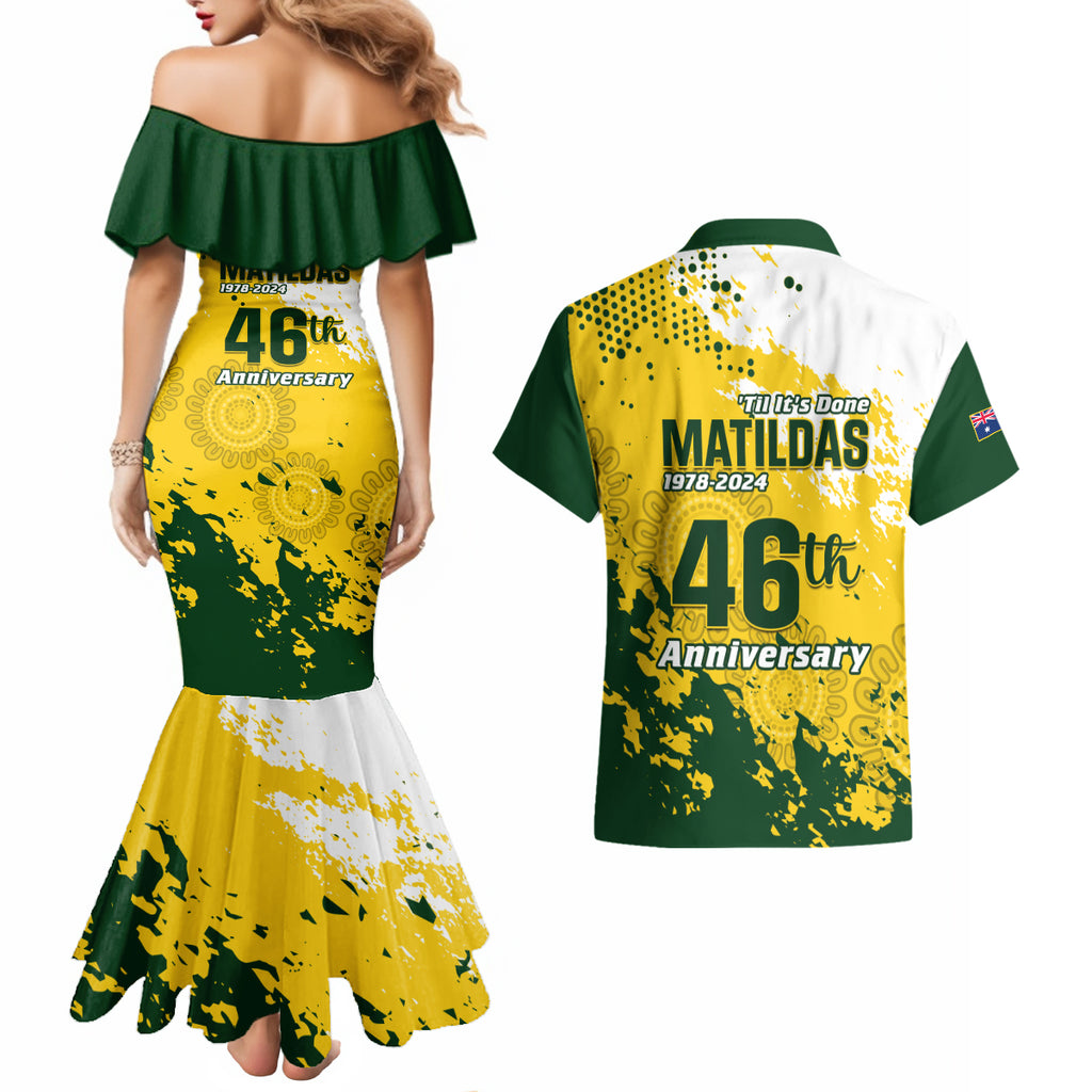 australia-soccer-couples-matching-mermaid-dress-and-hawaiian-shirt-til-its-done-matildas-2024-happy-46th-anniversary