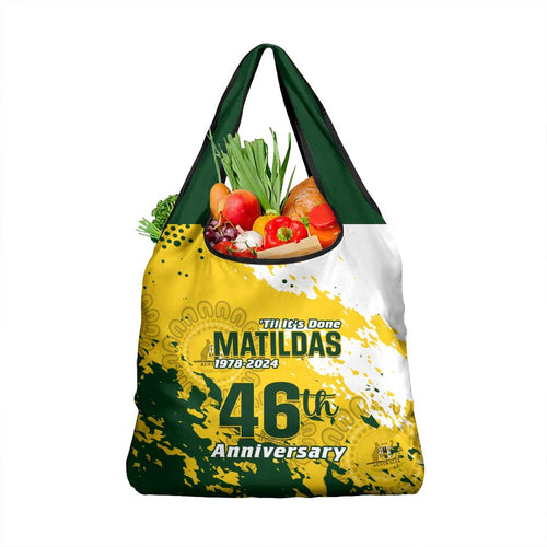 Australia Soccer Grocery Bag Til Its Done Matildas 2024 Happy 46th Anniversary