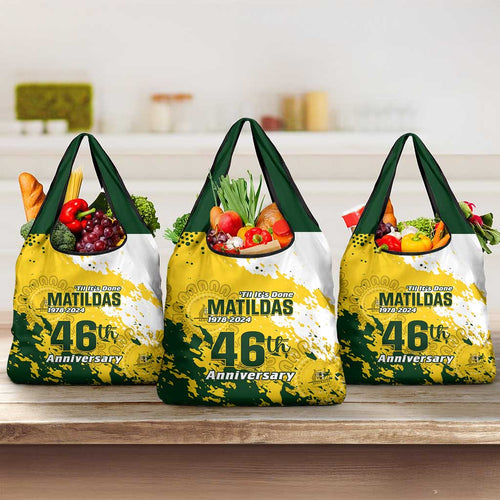 Australia Soccer Grocery Bag Til Its Done Matildas 2024 Happy 46th Anniversary