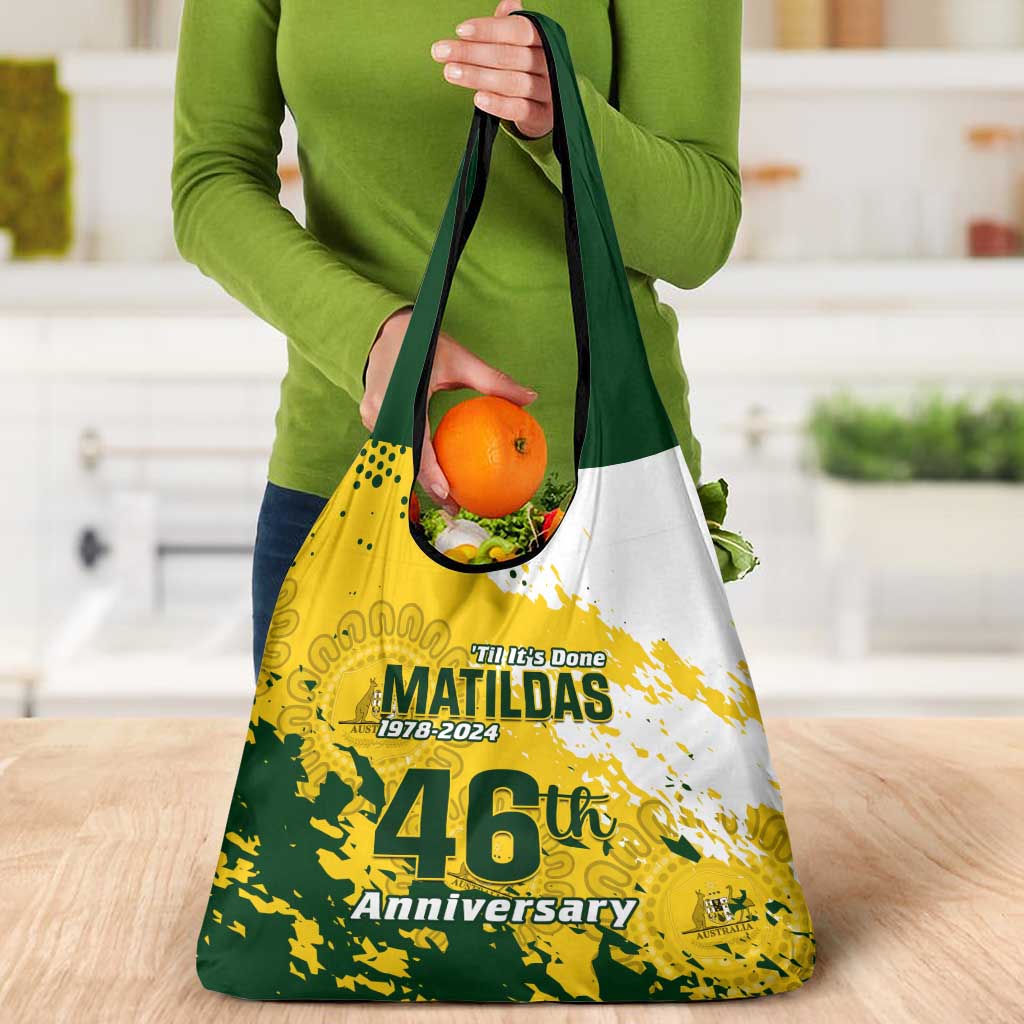 Australia Soccer Grocery Bag Til Its Done Matildas 2024 Happy 46th Anniversary