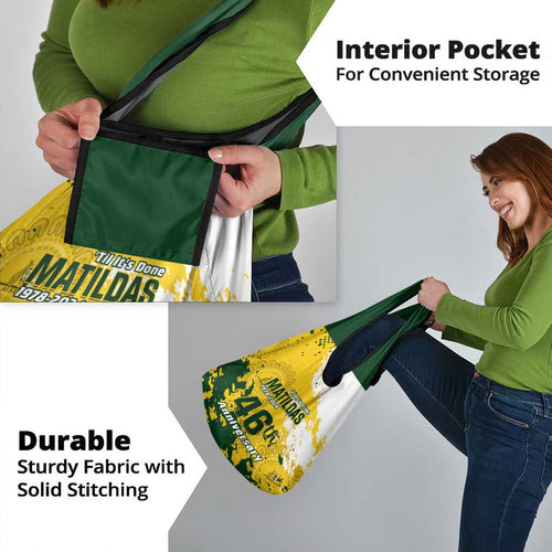 Australia Soccer Grocery Bag Til Its Done Matildas 2024 Happy 46th Anniversary