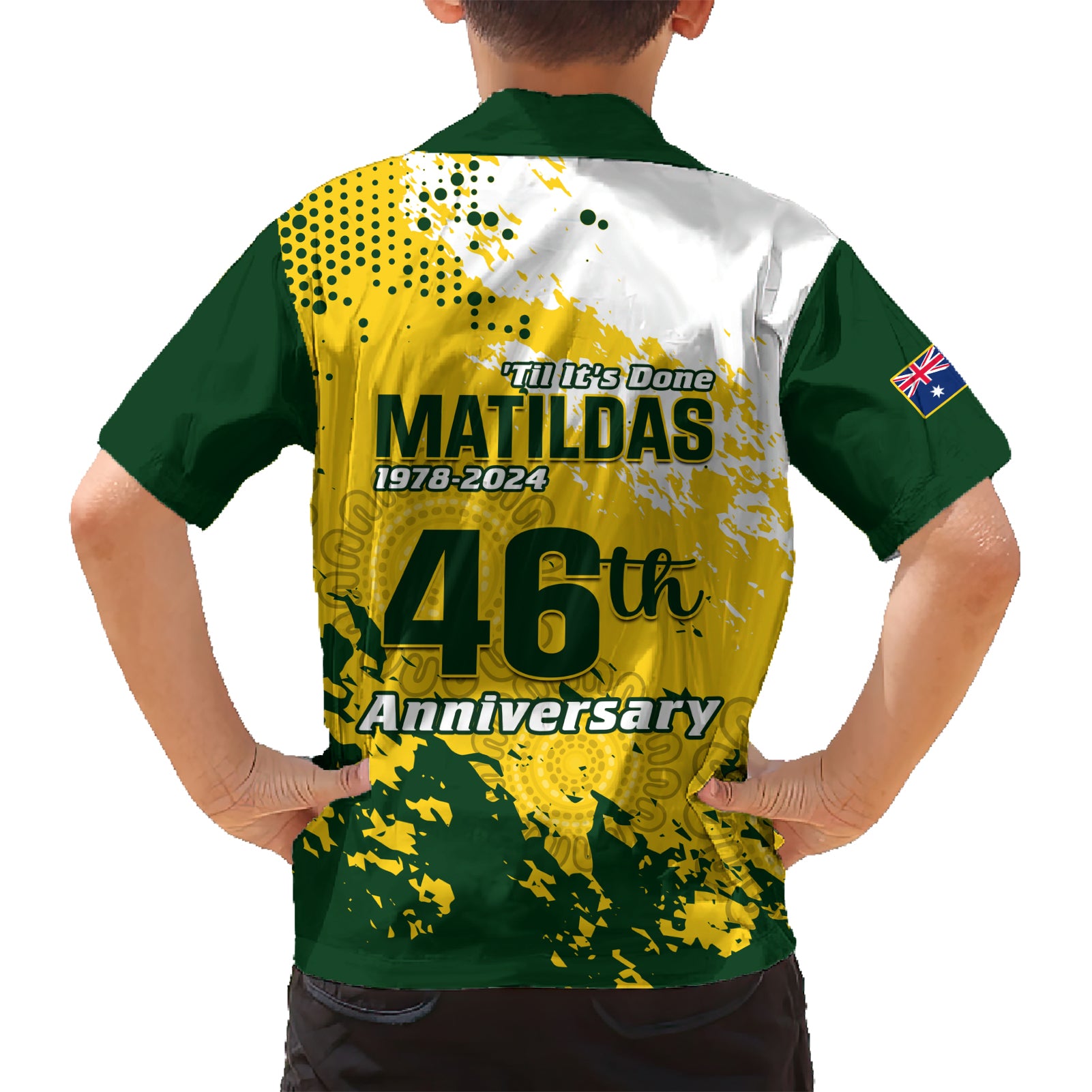 australia-soccer-kid-hawaiian-shirt-til-its-done-matildas-2024-happy-46th-anniversary