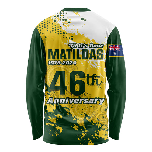 australia-soccer-long-sleeve-shirt-til-its-done-matildas-2024-happy-46th-anniversary