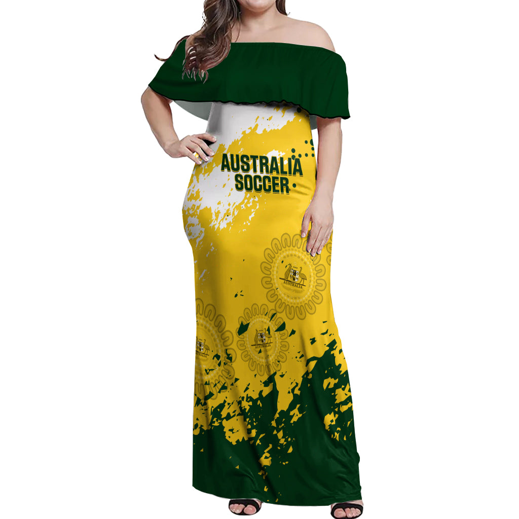 australia-soccer-off-shoulder-maxi-dress-til-its-done-matildas-2024-happy-46th-anniversary