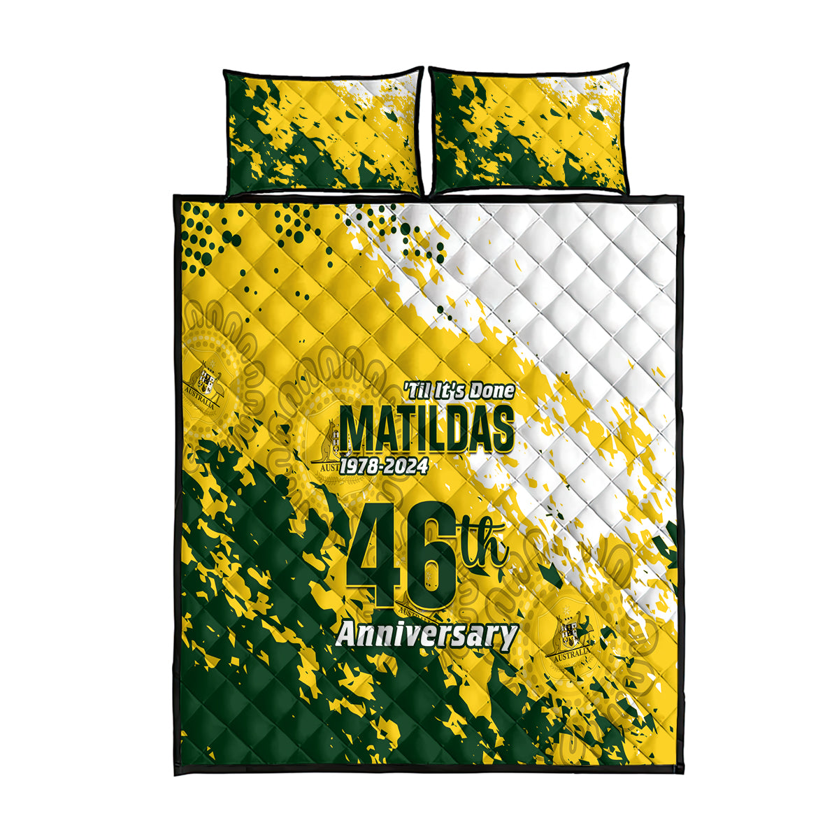 australia-soccer-quilt-bed-set-til-its-done-matildas-2024-happy-46th-anniversary