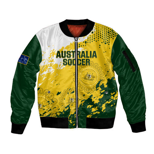 australia-soccer-sleeve-zip-bomber-jacket-til-its-done-matildas-2024-happy-46th-anniversary