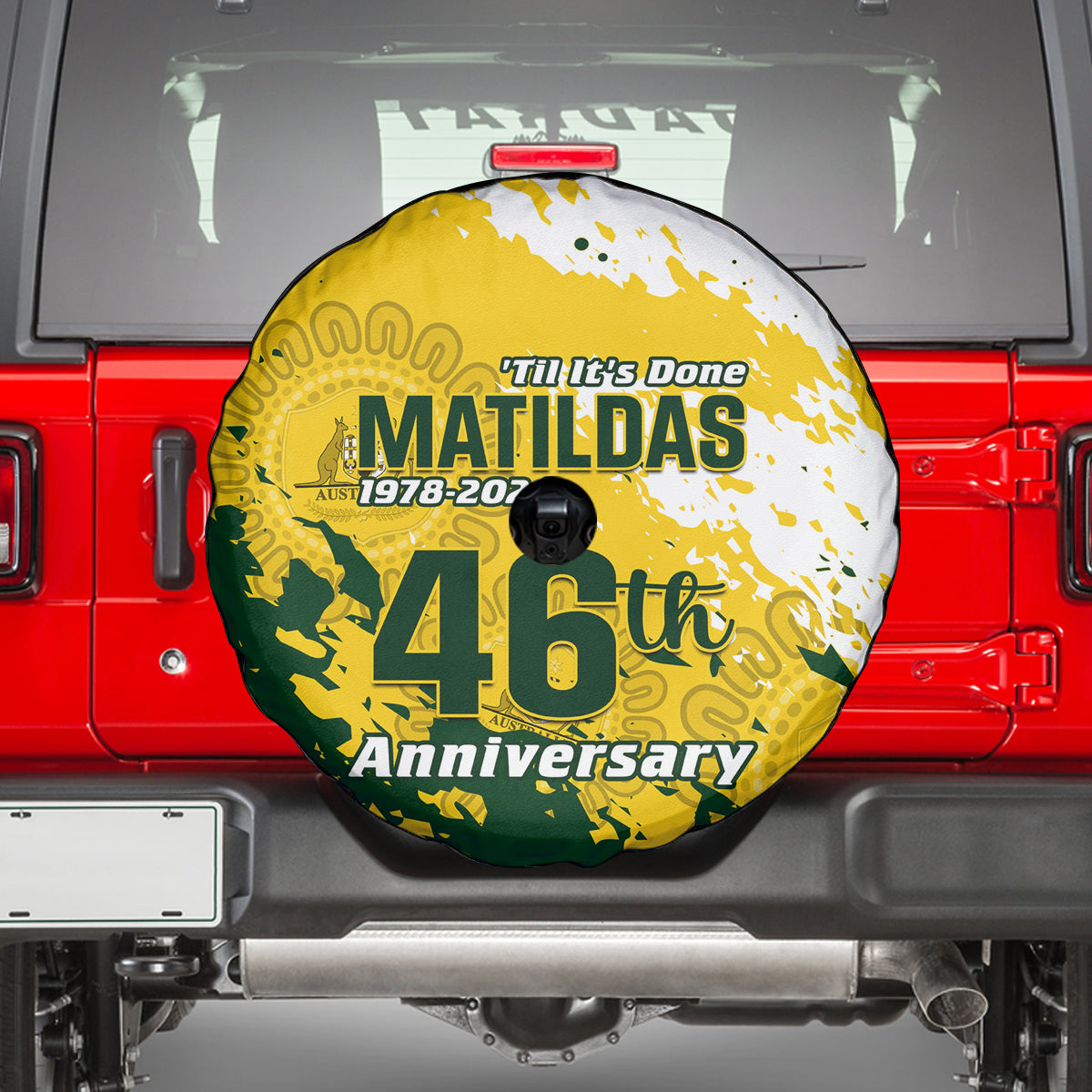 australia-soccer-spare-tire-cover-til-its-done-matildas-2024-happy-46th-anniversary