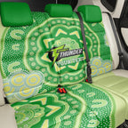 Custom BBL Thunder Cricket Back Car Seat Cover 2024 Aboriginal Art
